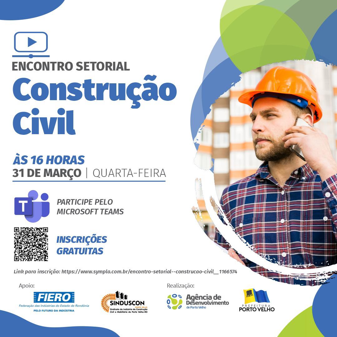 Evento será de forma on-line